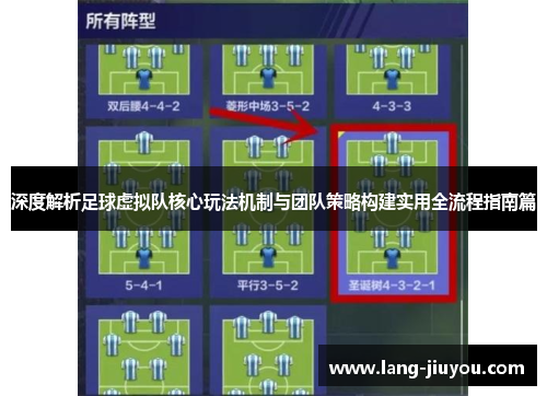 深度解析足球虚拟队核心玩法机制与团队策略构建实用全流程指南篇